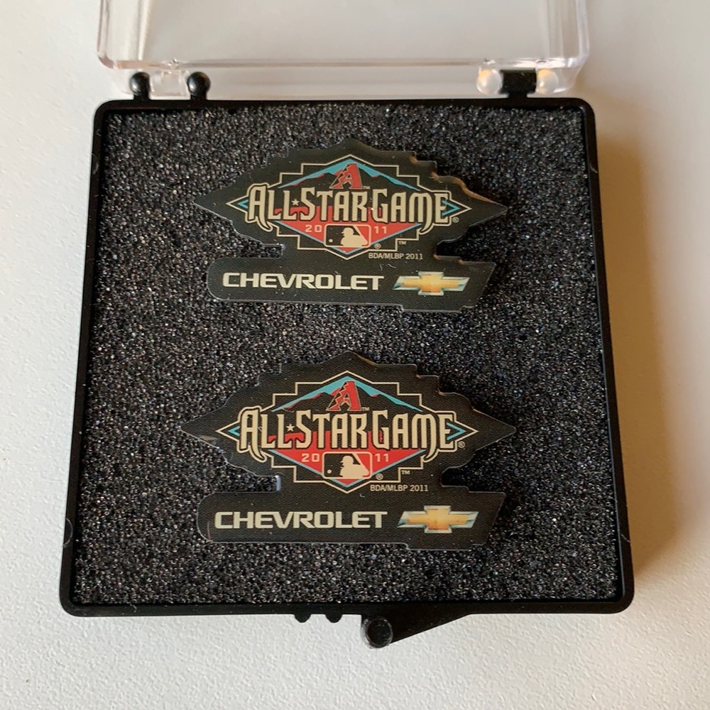 NIB MLB 2011 All-Star Game Official Pins (set of 2)